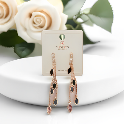 Leafy Drop Earrings