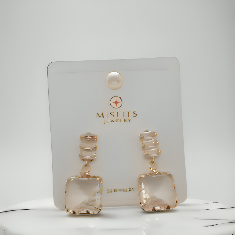 Crystal Cascade Earrings