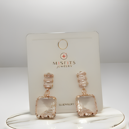 Crystal Cascade Earrings