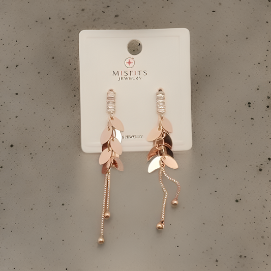 Misfits Jewelry - Cascading Leaf Earrings